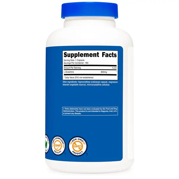 Nutricost L-Glutamine 800 mg Capsules